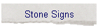 Stone Signs